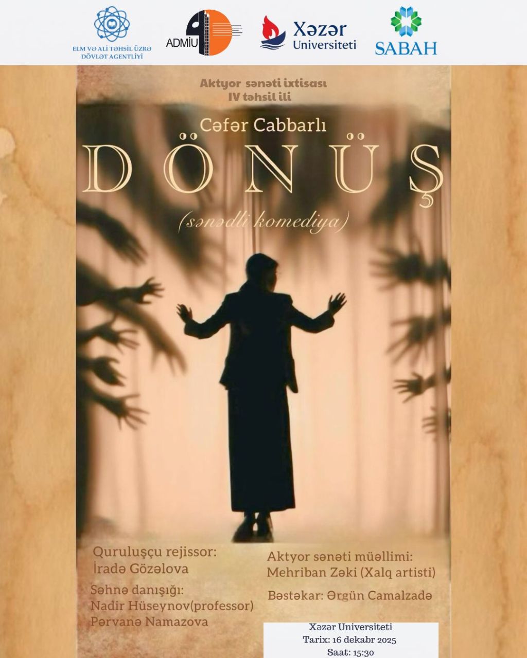 "Dönüş" Performance by SABAH Students at Khazar University!