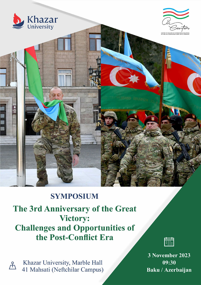 "The 3rd Anniversary of the Great Victory Challenges and Opportunities of the Post-Conflict Era" to be held