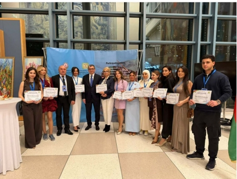 Khazar University Student Participates in International Exhibition Held in United States