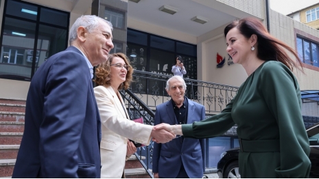 Exhibition Held at Khazar University with the Participation of Lithuanian Prime Minister Ingrida Šimonytė